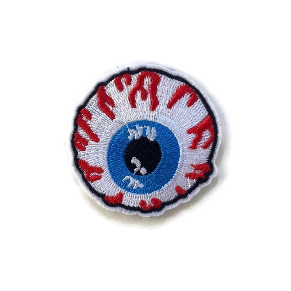 CreepyΒ EyeβBallβEmbroideredβPatch